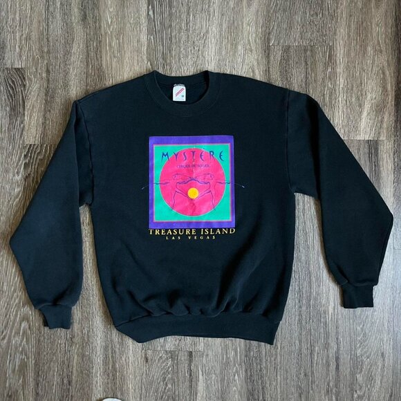 RARE VTG 90S MYSTERE CIRQUE LAS VEGAS SWEATSHIRT - Picture 4 of 7